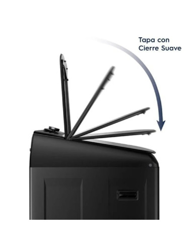 Lavadora Electrolux  15 Kg Carga Superior Disolución Máxima Negra EWIY15F6XSZB