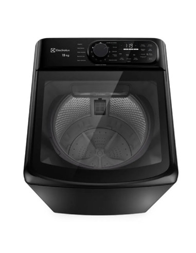 Lavadora Electrolux  15 Kg Carga Superior Disolución Máxima Negra EWIY15F6XSZB