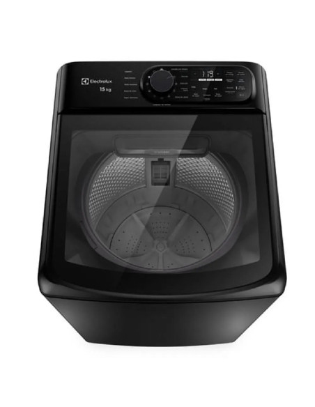 Lavadora Electrolux  15 Kg Carga Superior Disolución Máxima Negra EWIY15F6XSZB