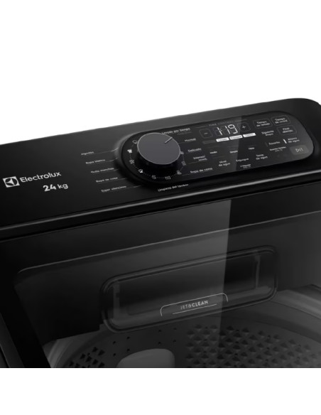 Lavadora Electrolux 24 Kg Carga Superior Negra EWIY24F6XSZB