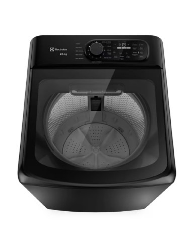 Lavadora Electrolux 24 Kg Carga Superior Negra EWIY24F6XSZB