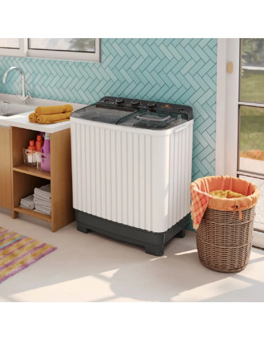 Lavadora Semiautomática Westinghouse 10 Kg Blanca Wwtt10m6usuzw