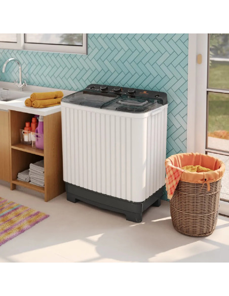 Lavadora Semiautomática Westinghouse 10 Kg Blanca Wwtt10m6usuzw