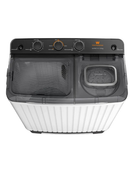 Lavadora Semiautomática Westinghouse 10 Kg Blanca Wwtt10m6usuzw