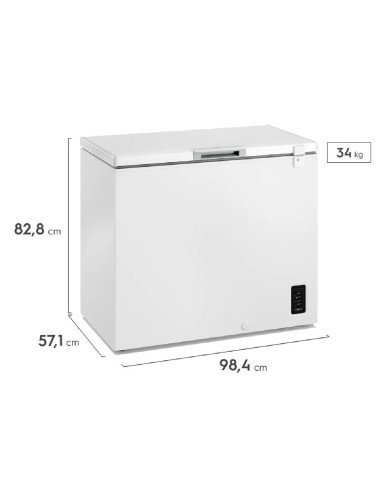 Congelador Horizontal Electrolux 245 Litros Frost Inverter Blanco EFH25S3C5AW
