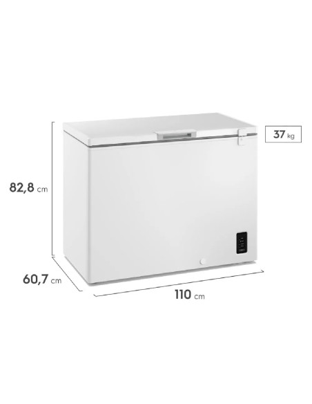Congelador Horizontal Electrolux 282 Litros Frost Inverter Blanco EFH30S3C5AW