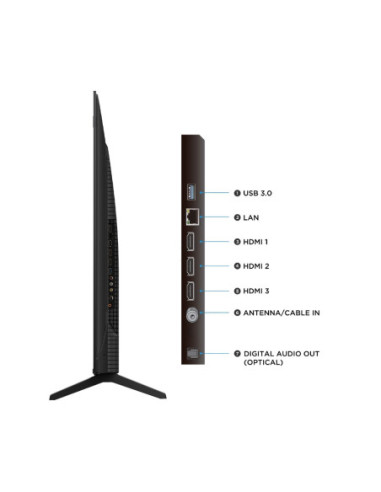 Televisor TCL 55 pulgadas QLED Premium Google 55P7L 9