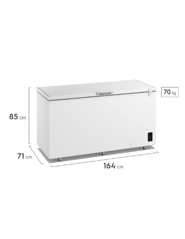 Congelador Horizontal Electrolux 496 Litros Frost Inverter Blanco EFH50S3C5AW