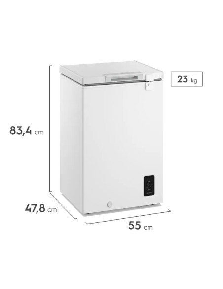 Congelador Horizontal Electrolux 95 Litros Frost Inverter Blanco EFH10S3C5AW