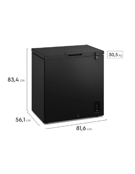 Congelador Horizontal Electrolux 197 Litros Frost Inverter Negro EFH20S3C5AB