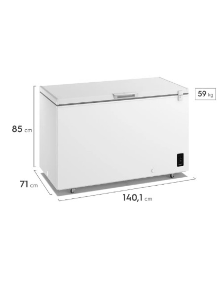 Congelador Horizontal Electrolux 410 Litros Frost Inverter Blanco EFH42S3C5AW