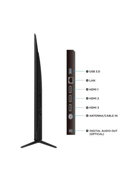 Televisor TCL 75 pulgadas 4K QLED Premium Google 75P7L 9