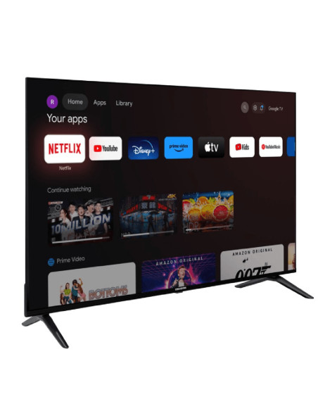 Televisor Challenger 55 pulgadas 4K HDR UHD GOOGLETV T2 55TG2770