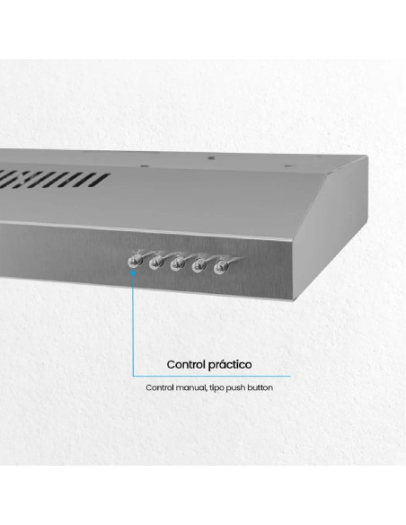 Campana Extractora Challenger Horizontal 60 cm CX 4310 INOX