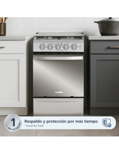 Estufa de Piso Mabe a Gas 52 cm Inox EMC5140ANG0