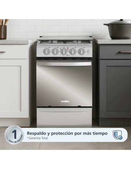 Estufa de Piso Mabe a Gas 52 cm Inox EMC5140ANG0