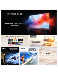Televisor Panasonic 50 Pulgadas QLED 4K UHD Smart TV Google TV TN-50W80CPN 2