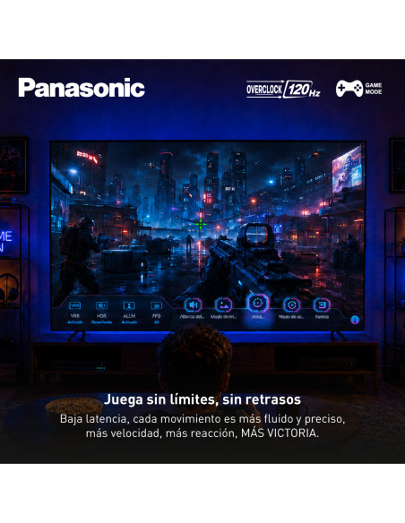 Televisor Panasonic 50 Pulgadas QLED 4K UHD Smart TV Google TV TN-50W80CPN