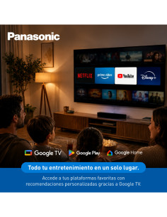 Televisor Panasonic 55 Pulgadas QLED 4K UHD Smart TV Google TV TN-55W80CPN 2