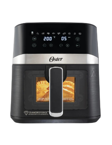Freidora de Aire Digital Oster 4 Llitros DiamondForce Ventana y Luz Interna 10 Programas Automáticos CKSTAF40WDDF 2204927