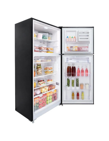 Nevera Haceb 404 Litros Brutos No frost Top Mount Panel Digital Negra NEV ALC 404 SE PD DA ME NE R2