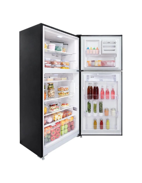 Nevera Haceb 404 Litros Brutos No frost Top Mount Panel Digital Negra NEV ALC 404 SE PD DA ME NE R2