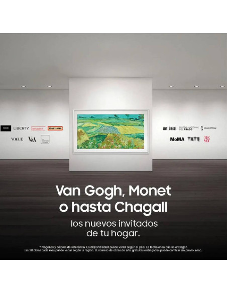 Combo Samsung Televisor 55 pulgadas The Frame Qled 4K con Soporte VG-SCFT55BW/RU F-QN55LS03HEKB + Parlante HW-LS50H/ZL