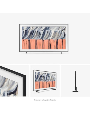 Combo Samsung Televisor 55 pulgadas The Frame Qled 4K con Soporte VG-SCFT55BW/RU F-QN55LS03HEKB + Parlante HW-LS50H/ZL