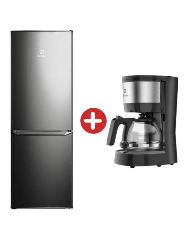 Nevera Electrolux 166 Litros Botton Freezer Black ERB163HB