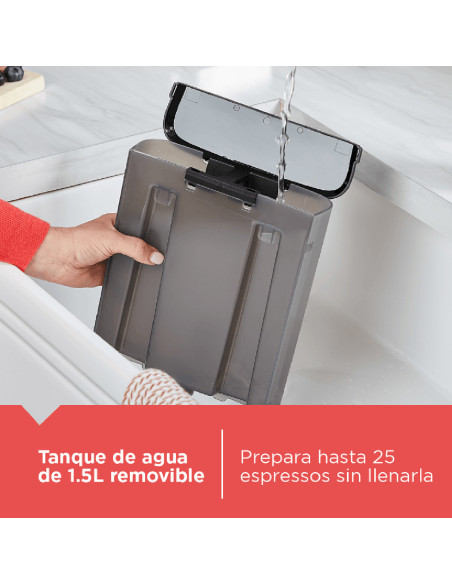 Cafetera espresso Black + Decker Semiautomática EM0312-0SDLA