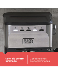 Cafetera espresso Black + Decker Semiautomática EM0312-0SDLA 2