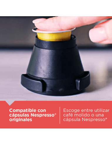 Cafetera espresso Black + Decker Semiautomática EM0312-0SDLA
