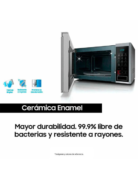 Horno Microondas Samsung  23 Litros SHINE con dorador con esmalte cerámico AGE83X/XAP