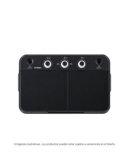 Lavadora Semiautomática Hyundai 8 Kg Carga Superior Eficiente HYSA8K