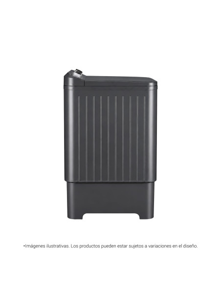 Lavadora Semiautomática Hyundai 8 Kg Carga Superior Eficiente HYSA8K