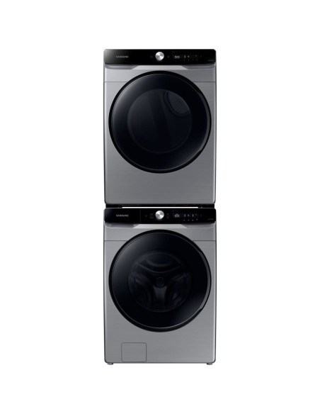 Combo Samsung Lavadora 22 Kg Carga Frontal Panel Multicontrol WF22C6400AP/CO + Secadora 22 Kg a Gas Carga Frontal DVG22C6370P/CO