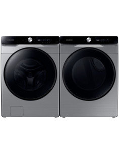 Combo Samsung Lavadora 22 Kg Carga Frontal Panel Multicontrol WF22C6400AP/CO + Secadora 22 Kg a Gas Carga Frontal DVG22C6370P/CO