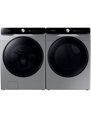 Combo Samsung Lavadora 22 Kg Carga Frontal Panel Multicontrol WF22C6400AP/CO + Secadora 22 Kg a Gas Carga Frontal DVG22C6370P/CO