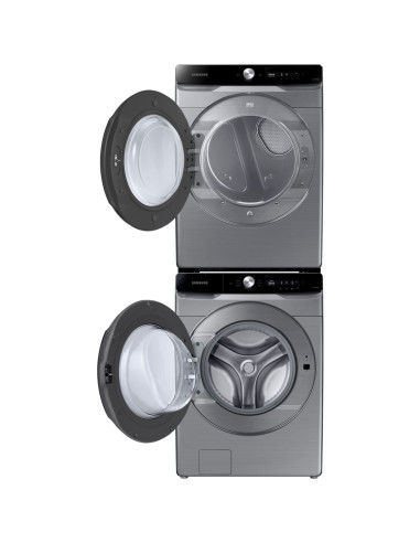 Combo Samsung Lavadora 22 Kg Carga Frontal Panel Multicontrol WF22C6400AP/CO + Secadora 22 Kg a Gas Carga Frontal DVG22C6370P/CO