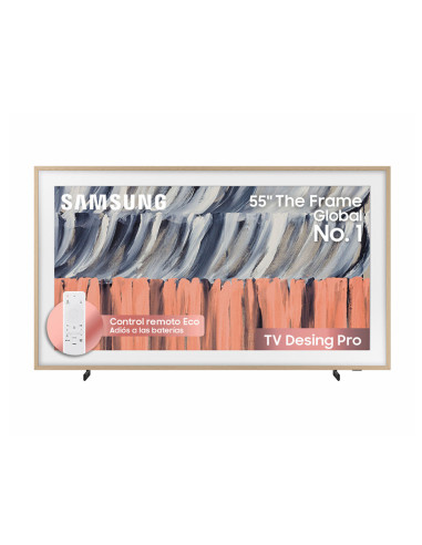Televisor Samsung 55 pulgadas The Frame Qled 4K + Soporte VG-SCFT55BW/RU F-QN55LS03HEKB
