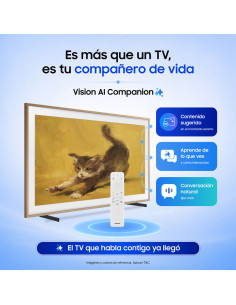 Televisor Samsung 55 pulgadas The Frame Qled 4K + Soporte VG-SCFT55BW/RU F-QN55LS03HEKB 2