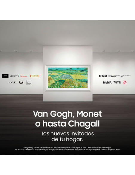 Televisor Samsung 55 pulgadas The Frame Qled 4K + Soporte VG-SCFT55BW/RU F-QN55LS03HEKB