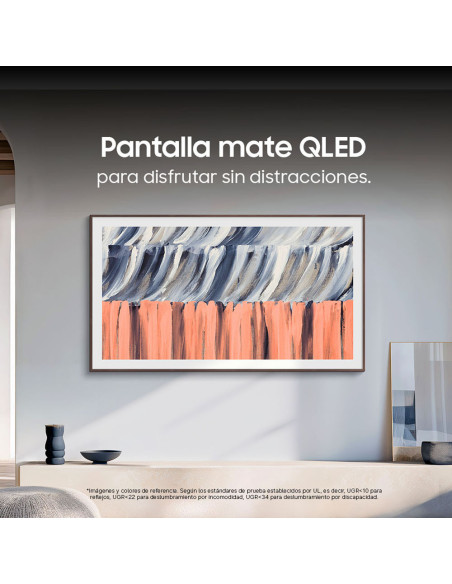 Televisor Samsung 55 pulgadas The Frame Qled 4K + Soporte VG-SCFT55BW/RU F-QN55LS03HEKB