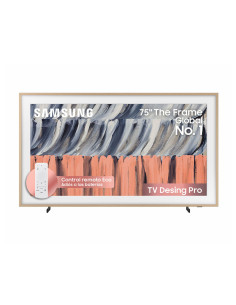 Televisor Samsung 75 pulgadas The Frame Qled 4K + Soporte VG-SCFT55BW/RU F-QN75LS03HEK2