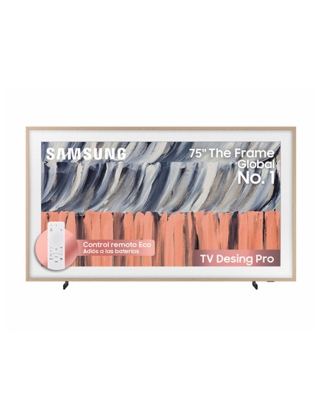 Televisor Samsung 75 pulgadas The Frame Qled 4K + Soporte VG-SCFT55BW/RU F-QN75LS03HEK2