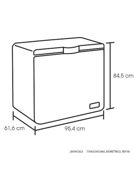 Congelador Haceb 251 Litros Brutos Blanco COH 251 CE BL 7