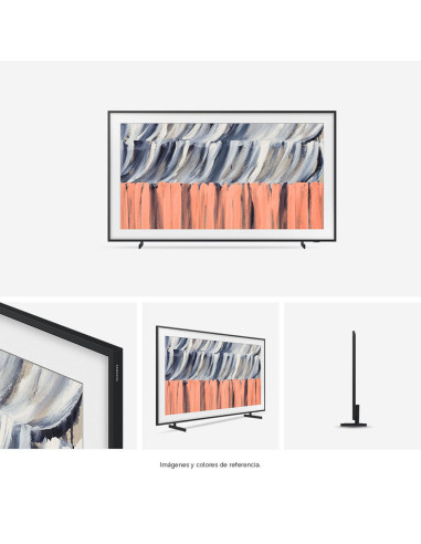 Televisor Samsung 75 pulgadas The Frame Qled 4K + Soporte VG-SCFT55BW/RU F-QN75LS03HEK2