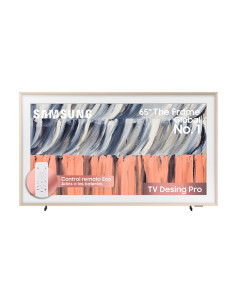 Televisor Samsung 65 pulgadas The Frame Qled 4K + Soporte VG-SCFT65BW/RU F-QN65LS03HEK3