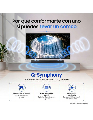 Combo Samsung TV 65" Crystal UHD 4K Smart UN65U8500HKXZL + Barra de Sonido 2.0CH Bluetooth HW-B400F/ZL