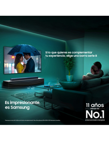Barra de Sonido Samsung 2.0 canales Bluetooth HW-B400F/ZL